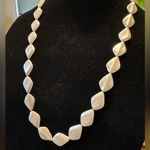 Freshwater pearl necklace, 14 inch long closed.